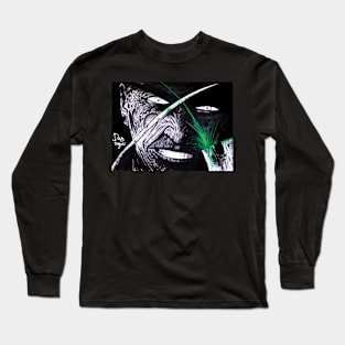 Cutting finger Long Sleeve T-Shirt